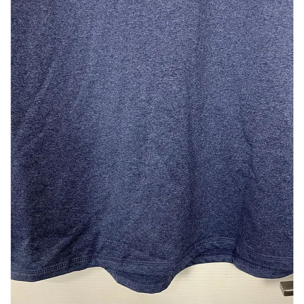Spyder Active ProW B Men's Blue 1/4 Zip Long Sleeve Logo Fleece Top Size M - Picture 5 of 10